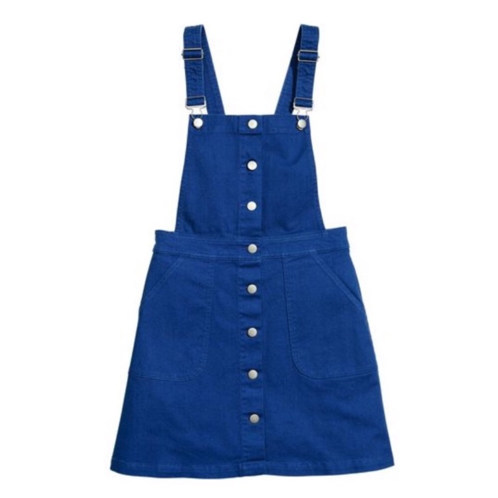 New Without Tags H&M Divided Bib Overall Dress